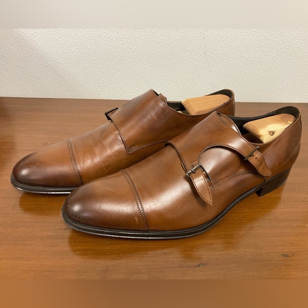 To Boot NY Adam Derrick  Mens “The Grant” Brown Italian Leather Dress Shoes. 11